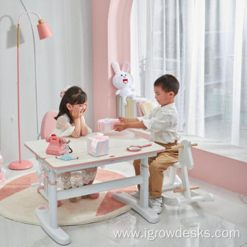 Children wooden kids study desk study table